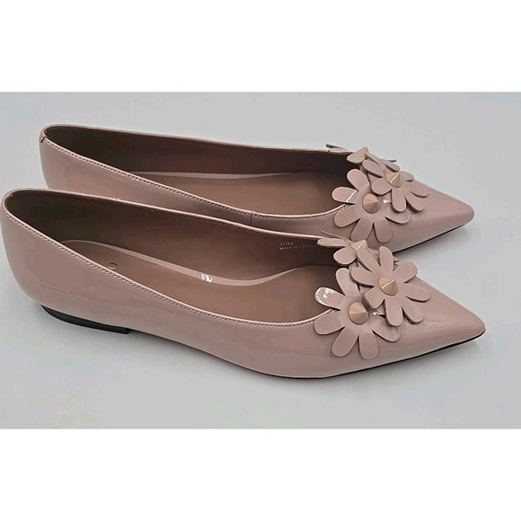Linea Paolo Womens Sandal Flower Pointed 10 Blush Cottagecore Coquette Flats - Picture 7 of 9